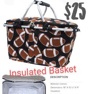 Insulated Zippered Basket